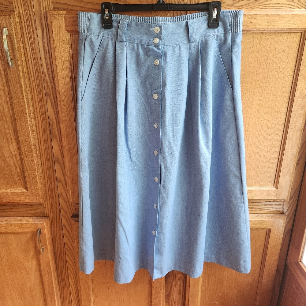Vintage VGC Denim Skirt Size 12
